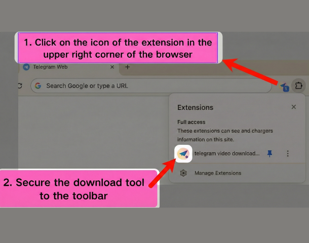 Install TG Downloader Chrome Extension